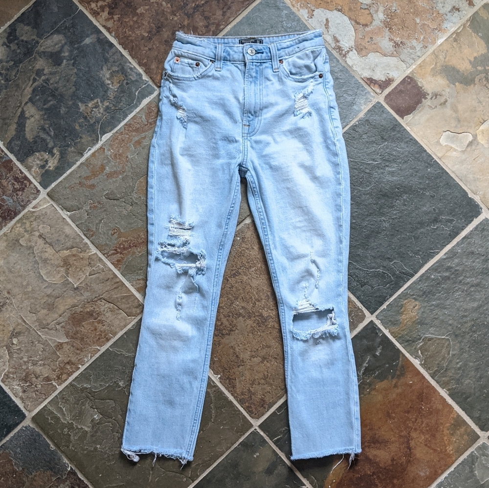 A&F Simone High Rise Slim Jeans